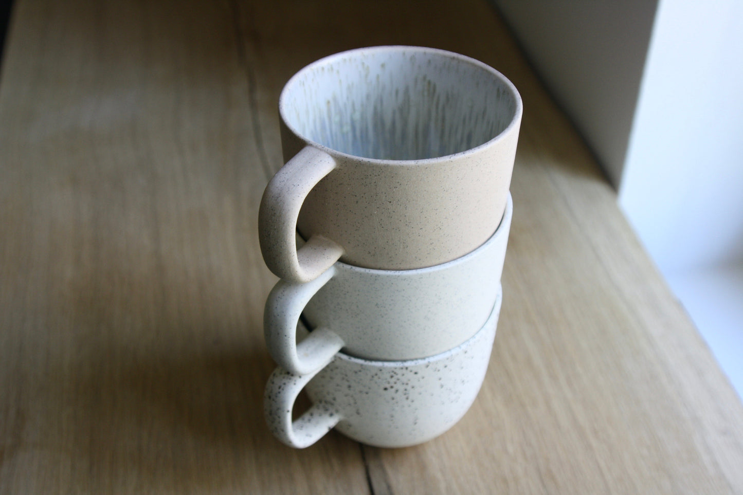 Mug with handle, Light Rose w/Crystal glaze (250 ml)