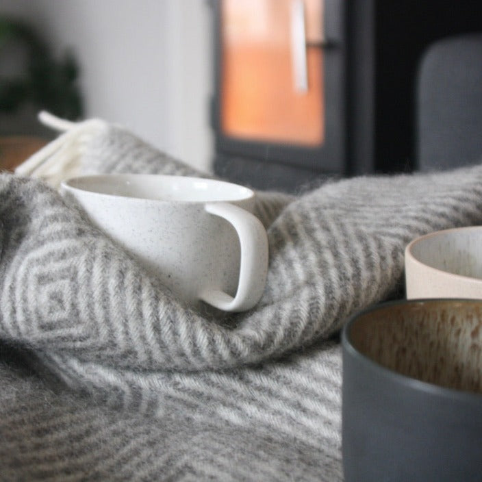 Mug with handle, Light Stone Grey (250 ml)