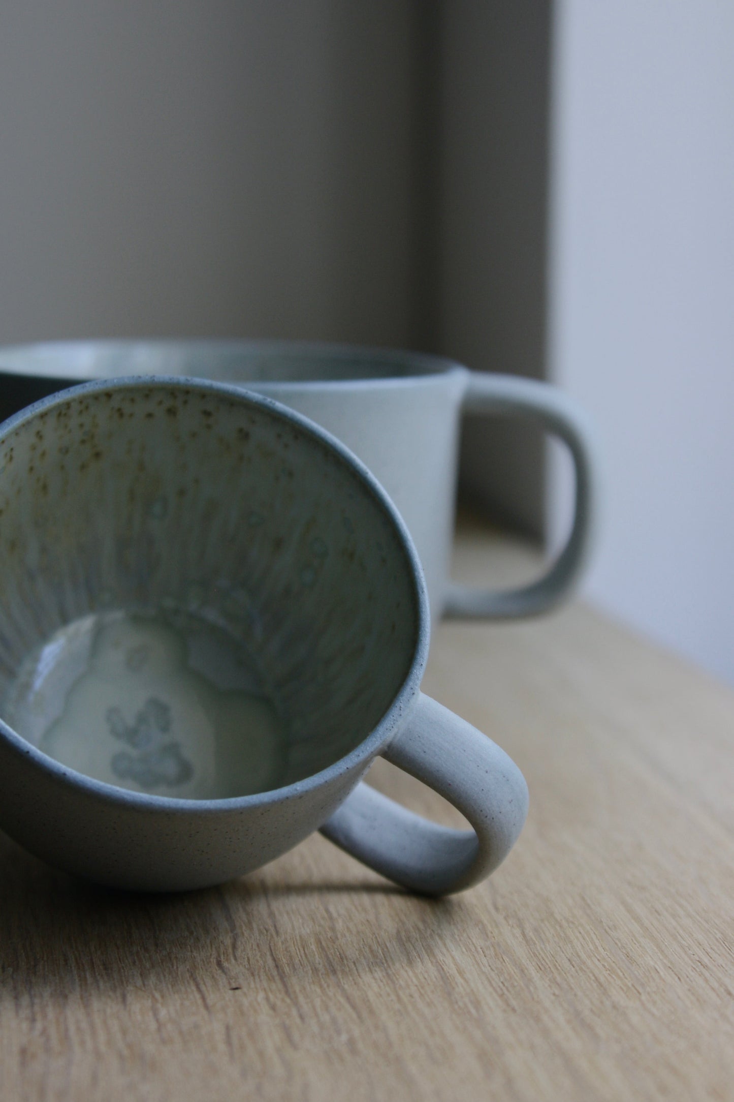 Mug with handle, Stone Blue w/Crystal glaze (250 ml)